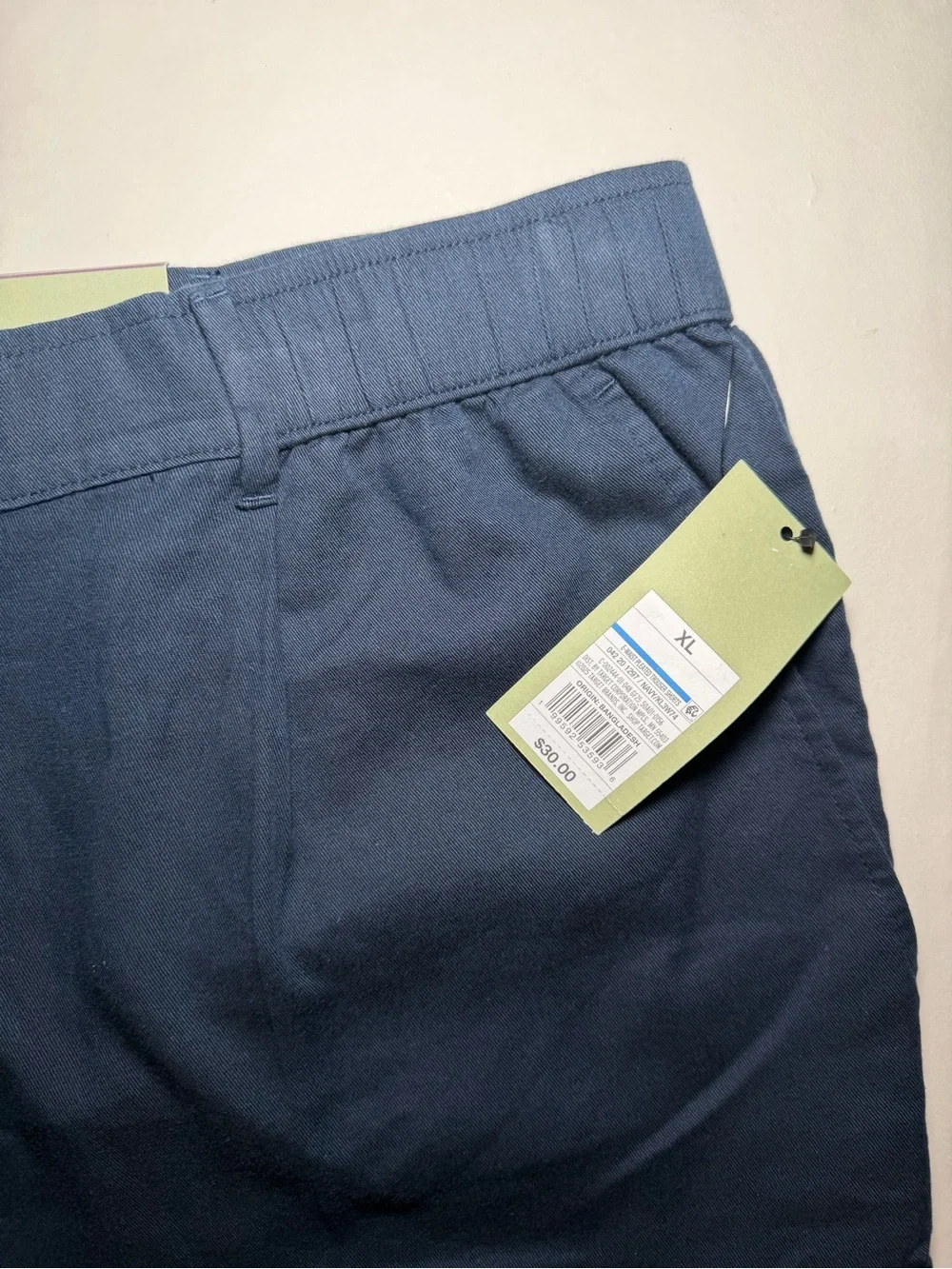 Goodfellow & Co Navy Flat-Front Cotton Shorts